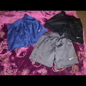 Nike shorts. All 2T. Levi shorts 12-18 m.